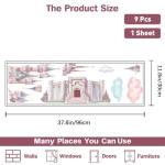 Disney Princess Castle Wall Decals for Kids' Rooms