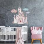 Disney Princess Castle Wall Decals for Kids' Rooms