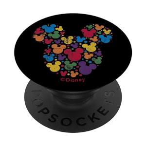 Mickey Mouse Rainbow Heart PopSocket Grip