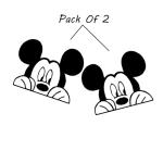 Disney Mouse Peeking Wall Decal Sticker Pack