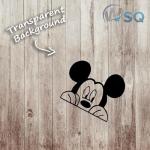 Disney Mouse Peeking Wall Decal Sticker Pack