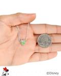 Minnie Mouse August Birthstone Pendant Necklace