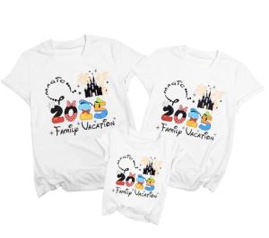 Disney Family Matching Vacation T-Shirts for Summer
