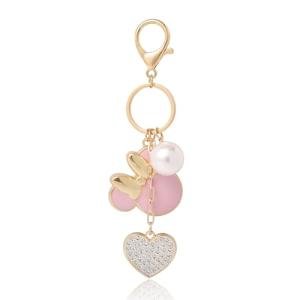 Minnie Mouse Gold-Tone Keychain for Women