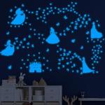 Glow in the Dark Princess Castle Wall Decal