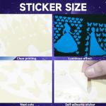 Glow in the Dark Princess Castle Wall Decal