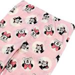 Disney Girls' 4-Piece Cute Cotton Pajama Set