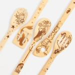 Personalized Little Mermaid Bamboo Cooking Spoons