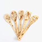 Personalized Little Mermaid Bamboo Cooking Spoons