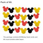 Mickey Mouse 60-Piece Wall Sticker Set