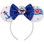 Nautical Sequin Mouse Ears Headband for Adults