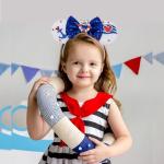 Nautical Sequin Mouse Ears Headband for Adults