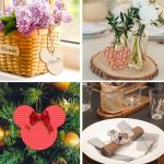 30 Pack Disney Mouse Head Wooden Craft Blanks