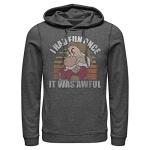 Disney Princess No Fun Men’s Hoodie - Charcoal