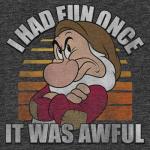 Disney Princess No Fun Men’s Hoodie - Charcoal