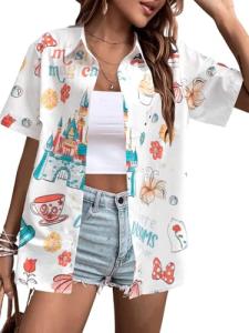 Disney Princess Hawaiian Shirt for Women - Magical Fun