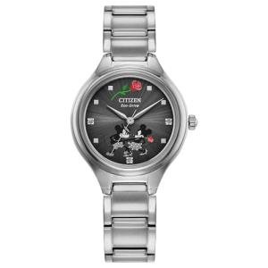 Mickey & Friends Eco-Drive Silver Bracelet Watch