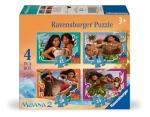 Moana Jigsaw Puzzle Pack for Kids - 4 Puzzles