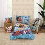 Disney Moana Tropical 4-Piece Toddler Bed Set