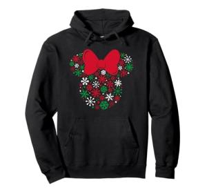 Minnie Mouse Holiday Snowflakes Pullover Hoodie