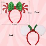 Christmas Mouse Ears Headband for Adults and Kids