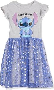 Disney Girls Stitch Tulle Play Dress - Sizes 4-16
