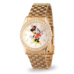 Minnie Mouse Women's Watch with Gold Stainless Steel