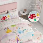 Disney Princess Cozy Comforter and Sheet Set, Queen