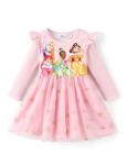 Disney Princess Toddler Ruffle Tulle Dress 4-5T