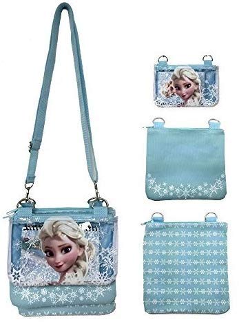 Disney Frozen Elsa Blue Crossbody Purse Bag