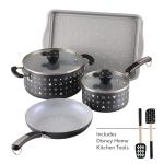 Disney Monochrome Nonstick Cookware Set, 8 Pieces