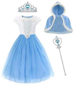 Cinderella Princess Dress for Girls, Size 4-5