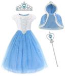 Cinderella Princess Dress for Girls, Size 4-5