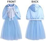 Cinderella Princess Dress for Girls, Size 4-5
