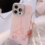 Cute Sparkly Castle iPhone Case with Wrist Strap