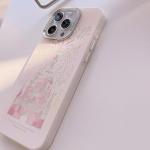 Cute Sparkly Castle iPhone Case with Wrist Strap