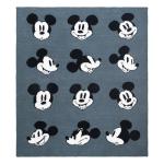 Mickey Mouse Faces Fluffy Throw Blanket 50x60