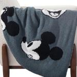 Mickey Mouse Faces Fluffy Throw Blanket 50x60