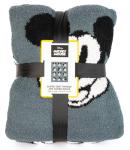 Mickey Mouse Faces Fluffy Throw Blanket 50x60