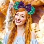 Mermaid Sequin Mouse Ears Headband for Adults