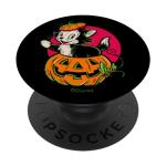 Disney Figaro Jack-o’-Lantern Halloween PopGrip
