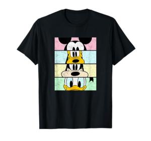 Mickey and Friends Comic Panels Distressed T-Shirt