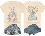 Women’s Magical Castle Floral T-Shirt