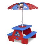 Disney Mickey Mouse Picnic Table with Umbrella