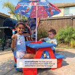 Disney Mickey Mouse Picnic Table with Umbrella