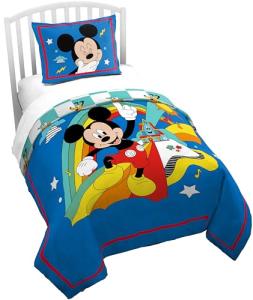 Mickey Mouse Twin Duvet Cover and Sham Set