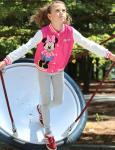Disney Minnie Mouse Toddler Girls Varsity Jacket 4-5T