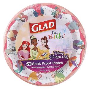 Disney Mickey & Friends Disposable Paper Plates, 20 Count
