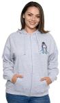 Disney Eeyore Piglet Tigger Hoodie - Heather Grey