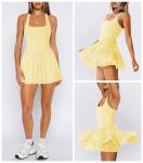 Disney Women's Yellow Halter Neck Golf Dress